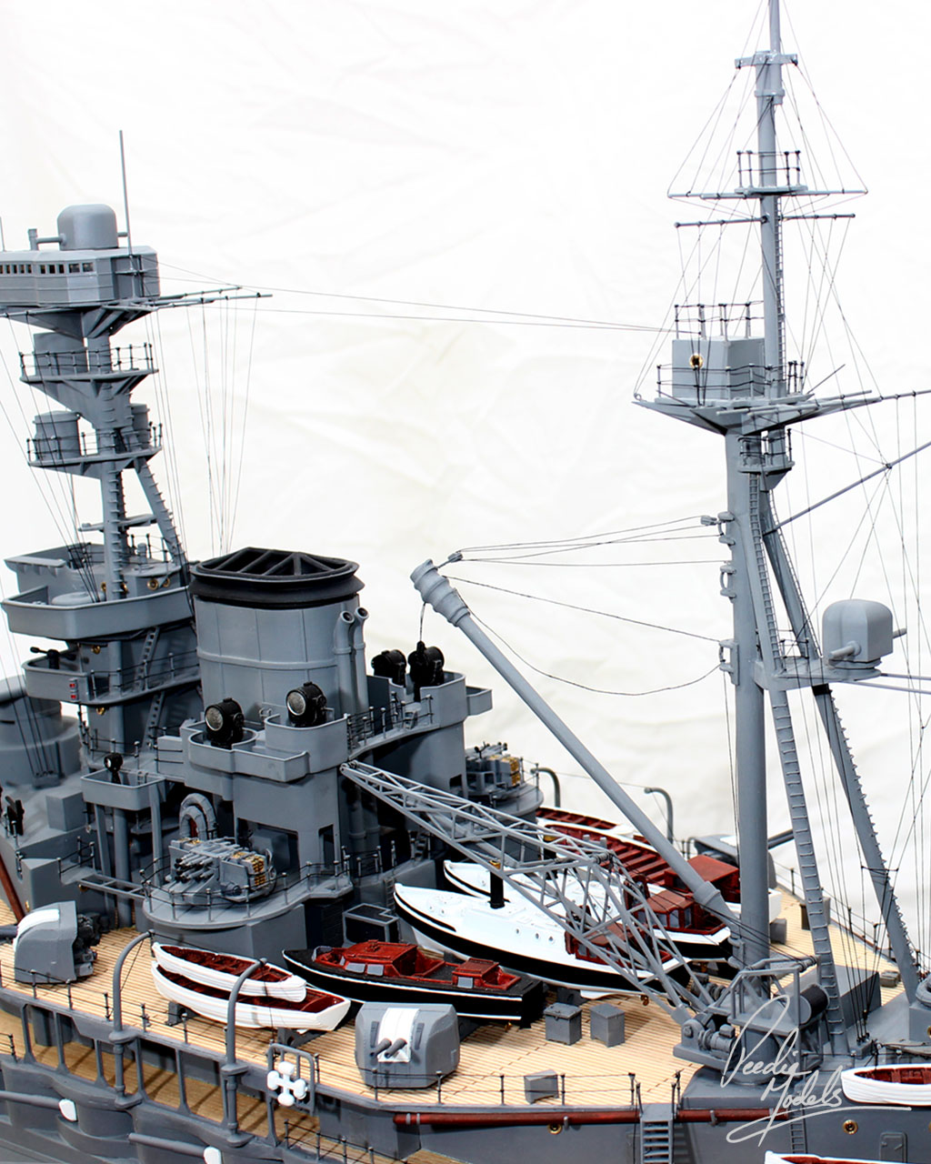 Close-up photos – HMS Royal Oak – The Model